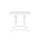 Flash Furniture Tolleson 7 Pc Adirondack Set w/72-in Rectangle Recycled HDPE Table and 6 Chairs w/Cupholders, Wht LE-HMP-158-2037-WHT-GG - alternate 7